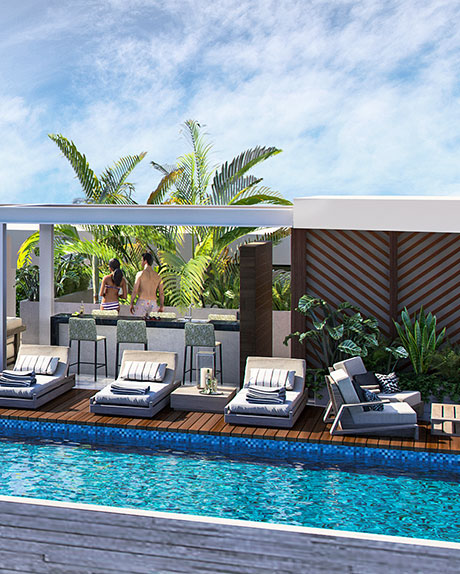 rooftop-bahay-departamentos en venta en playa del carmen